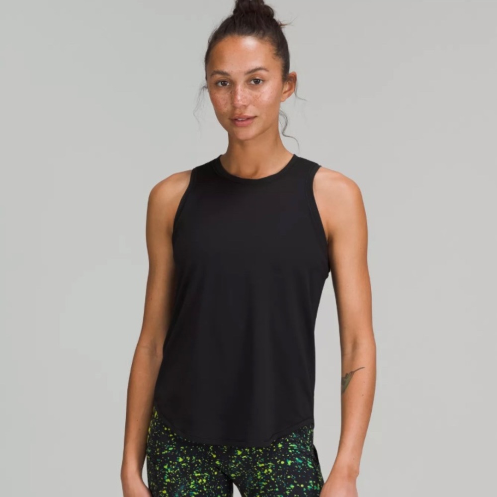 Lululemon High Neck Run and Train Tank